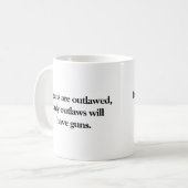 Mug Si des armes à feu sont proscrites (Devant gauche)