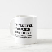 Mug Si jamais vous êtes en difficulté (Devant gauche)