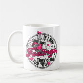 Mug Si j'avais des sentiments - Drôle Skeleton Valenti (Gauche)