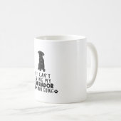 Mug Si je ne peux pas amener mon chien du Labrador noi (Devant droit)