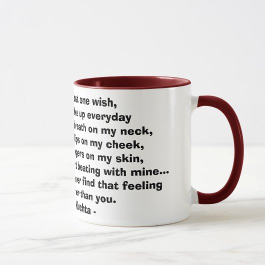 Mug Si je pourrais avoir juste un souhait… (Droite)