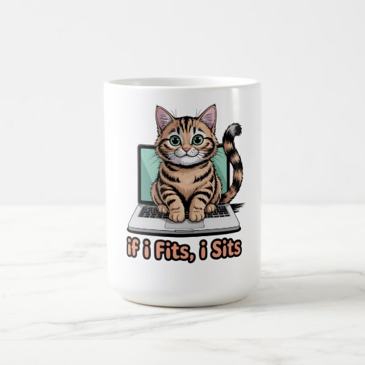 Mug Si je rentre, je m'assois Cadeau drôle pour travai (Centre)