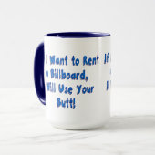 Mug Si je veux louer un panneau d'affichage (Devant gauche)