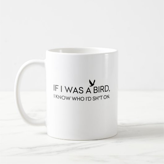 Mug Si j'étais un oiseau (Gauche)