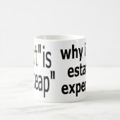 Mug Si "la saleté est si bon marché?" (Centre)