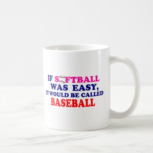 Mug Si le base-ball était facile…. (Droite)