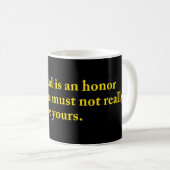 Mug Si L'Enfant Est Un Étudiant Honneur (Devant droit)