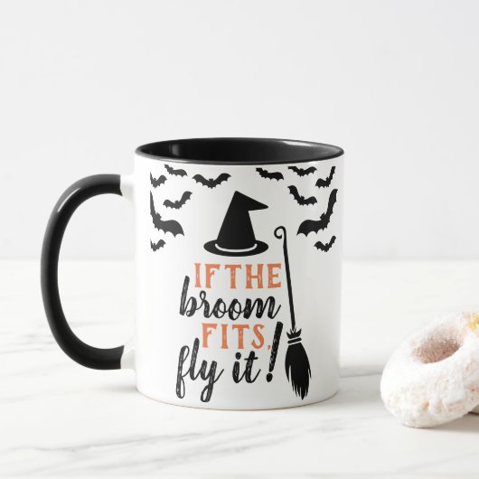 Mug Si les ajustements de balai le pilotent ! (Avec donut)