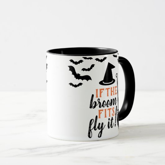 Mug Si les ajustements de balai le pilotent ! (Devant droit)