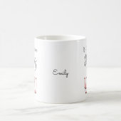 Mug Si les amis étaient des fleurs Amitié Nom de la ci (Centre)