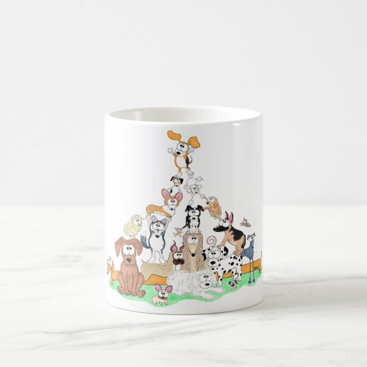 Mug Si longtemps teckel et top dog beagle (Centre)