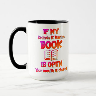 Mug Si Mon Livre De Brenda K Davies Est Ouvert