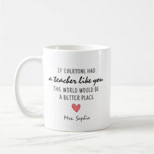 Mug Si tout le monde avait un professeur comme vous Pe