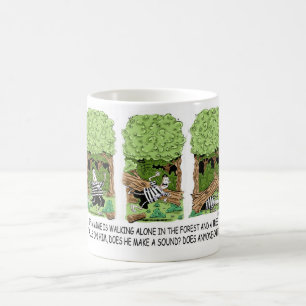 Mug Si un arbre tombe sur un mime ...