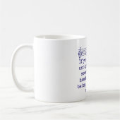 Mug Si Vous Avez L'Air Assez Profond - Citation De Mus (Gauche)