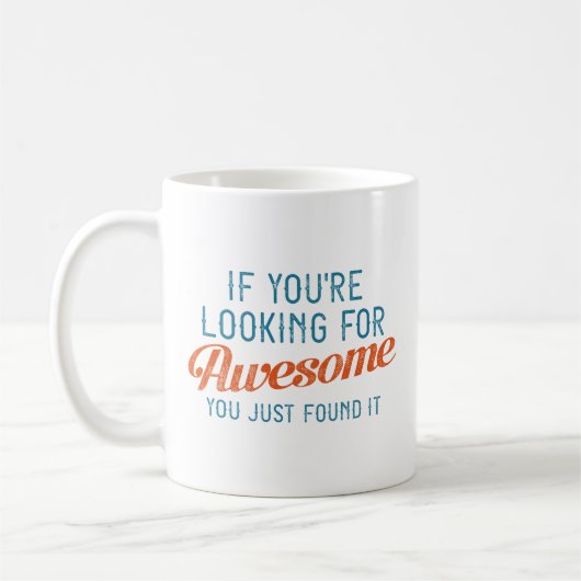 Mug Si vous cherchez à être génial (Gauche)