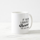 Mug Si vous cherchez à être génial (Devant droit)