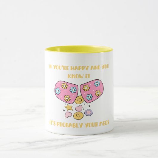 Mug Si vous êtes heureux et que vous le savez (Centre)
