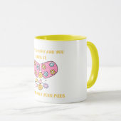 Mug Si vous êtes heureux et que vous le savez (Devant droit)