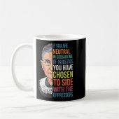 Mug Si Vous Êtes Neutre Dans Des Situations D'Injustic (Gauche)