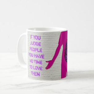 Mug Si vous jugez les gens, citez inspiré café mu