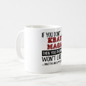 Mug Si vous n'aimez pas le cool de Krav Maga (Devant gauche)