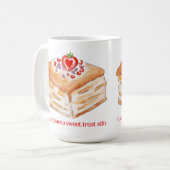 Mug Si vous n'avez pas de friandise STFU Design | Mign (Devant gauche)