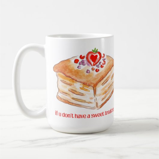Mug Si vous n'avez pas de friandise STFU Design | Mign (Gauche)