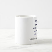 Mug Si vous n'avez rien gentil de dire au sujet de l'… (Centre)