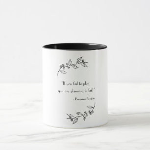 Mug "Si vous ne parvenez pas à planifier..." citation 