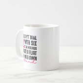 Mug Si vous ne pouvez pas composer le 911 avec six cou (Devant gauche)