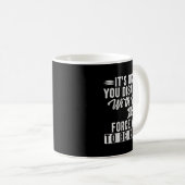 Mug Si vous n'êtes pas d'accord, drôle de citation sar (Devant droit)