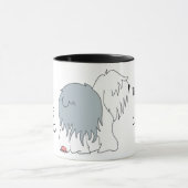 Mug SI VOUS n'êtes pas LE CHIEN d'AVANCE en céramique (Centre)