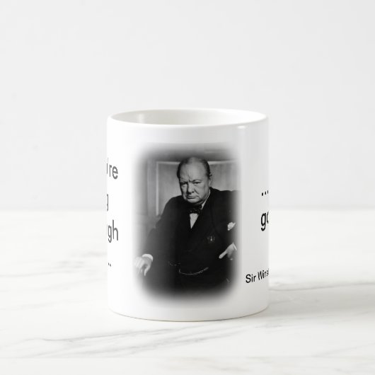 Mug Si vous passez par l'enfer (Centre)