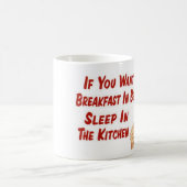 Mug Si vous voulez le petit déjeuner dans le lit (Centre)