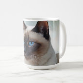 Mug Siamese Chat 749 Art numérique (Devant droit)