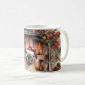 Mug Siamese Chat Noël thème pour l'Amoureux des chats (Devant droit)