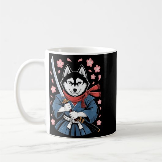Mug Siberian Husky Dad Cute Japanese Anime Stuff Samur (Gauche)