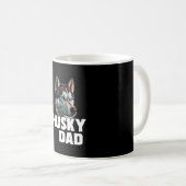 Mug Siberian Husky Papa (Devant droit)