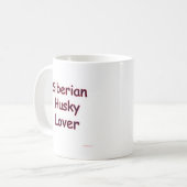 Mug Sibérie Husky Lover (Devant gauche)