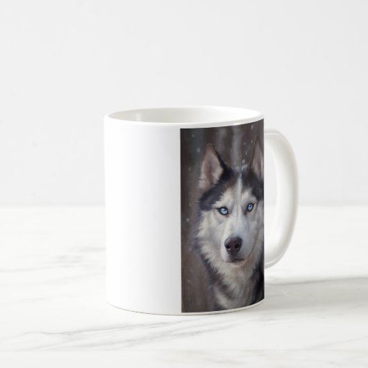 Mug Sibérien Husky (Devant droit)