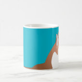 Mug Sibérien Husky - Rouge - Modèle de race (Centre)