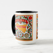 Mug Sicilia Sicilian Design (customize with name) (Devant gauche)