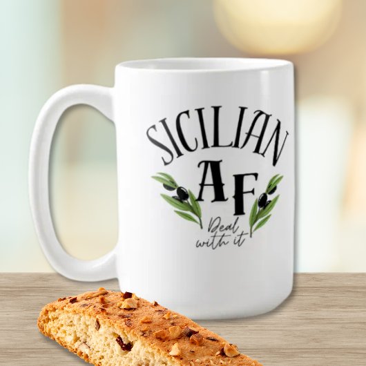 Mug Sicilian AF - Deal With It - Funny Heritage