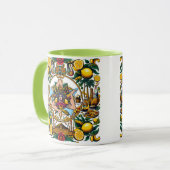 Mug Sicilienne Trinacria Design (Devant gauche)