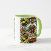 Mug Sicilienne Trinacria Design (Devant droit)