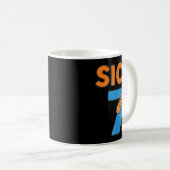 Mug Sick Seven Meme Tee Six Seven Fun Wordplay  (Devant droit)