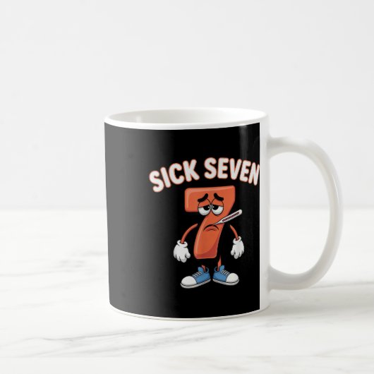 Mug Sick Seven Meme Tee Six Seven Fun Wordplay _6  (Droite)