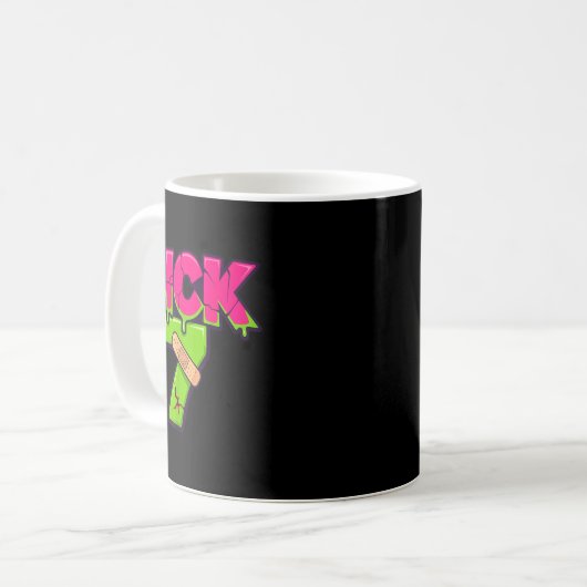 Mug Sick Seven Meme Tee Six Seven Fun Wordplay Drip  (Devant gauche)