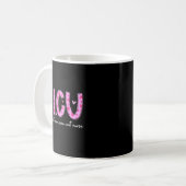 Mug Sicu Nurse Heart Valentines Day Surgical Intensive (Devant gauche)